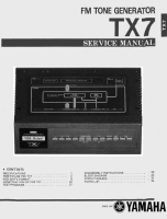 Yamaha TX-7 - Service Manual 